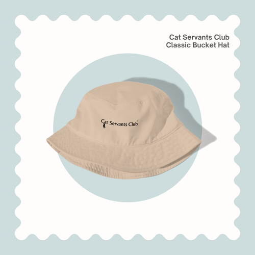 aesthetic cat bucket hat for cat lovers – Cat Servants Club