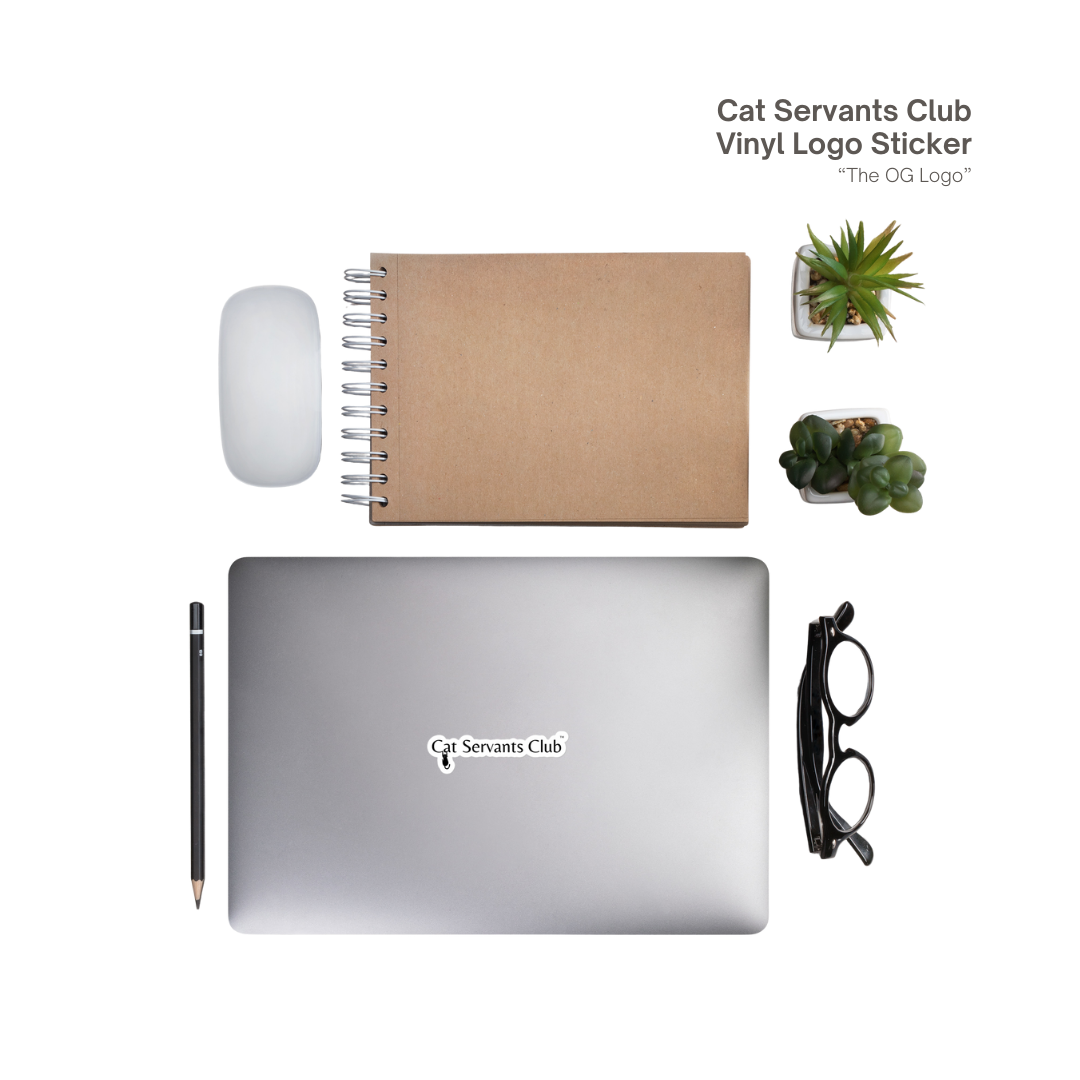 Cat Servants Club Logo Sticker (Vinyl)